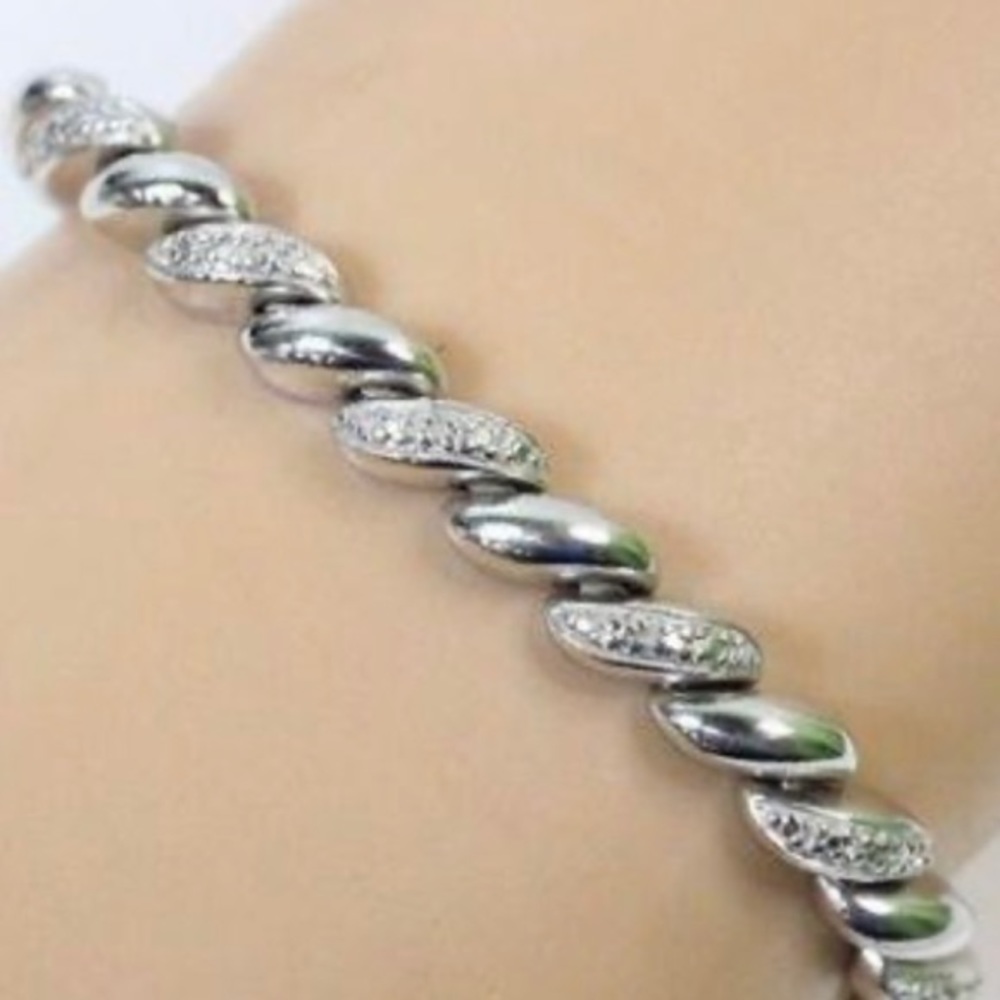 Ross-Simons Sterling Silver San Marco Style Bracelet